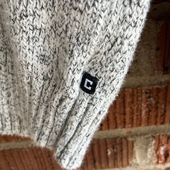 Chaps Thick Knit Cotton Quarter Zip Sweater - Picture 3 of 9